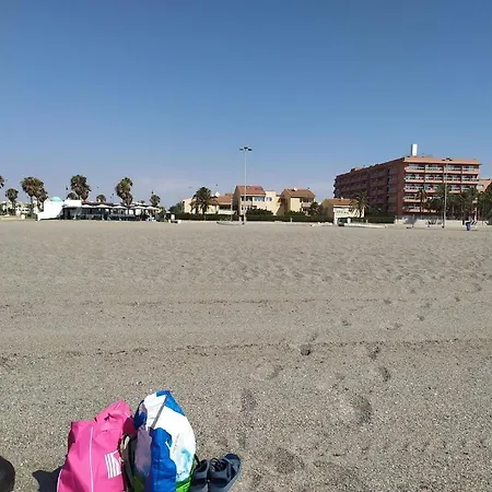 Coqueto apartamento con terraza en la playa Roquetas de Mar Exterior foto