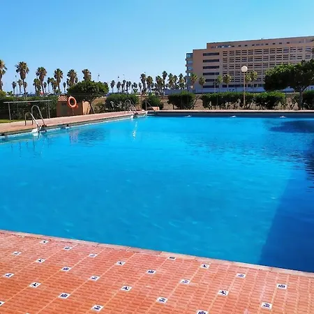 Coqueto apartamento con terraza en la playa Roquetas de Mar Exterior foto